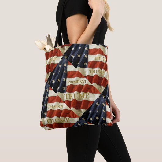 Trump 2024 tote bag (Dichtbij)