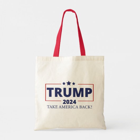 Trump 2024 tote bag (Achterkant)