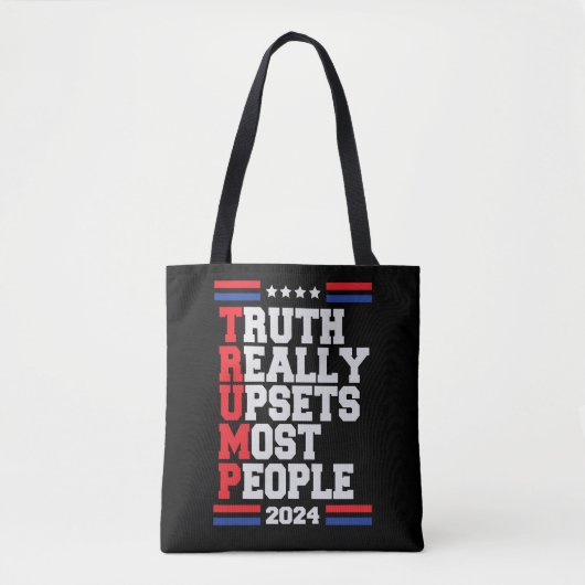 Trump 2024 tote bag (Voorkant)
