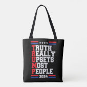 Trump 2024 tote bag (Achterkant)