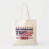 Trump 2024 tote bag (Voorkant)