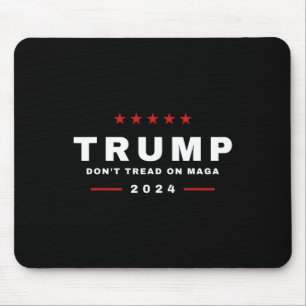 Trump 2024 Tread niet op Maga Snake Rattlesnake Muismat