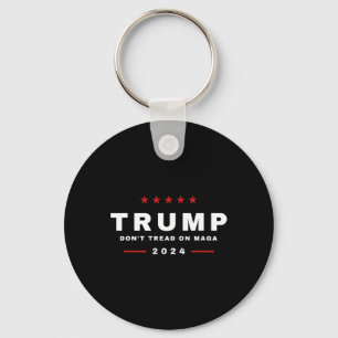 Trump 2024 Tread niet op Maga Snake Rattlesnake Sleutelhanger