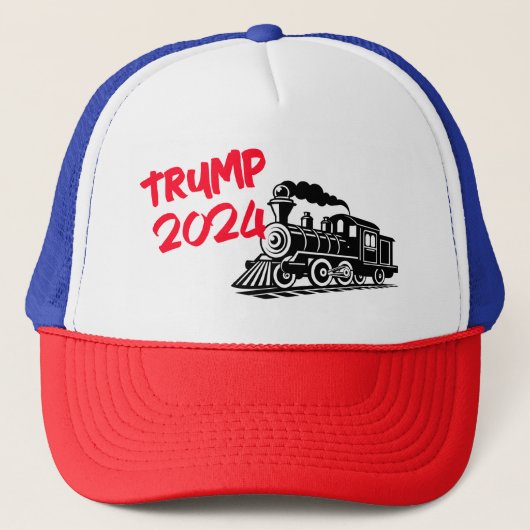 Trump 2024 trein trucker pet (Voorkant)