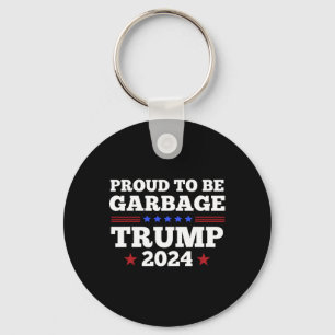 Trump 2024 Trots Op Afval Presidentiële Verkiezing Sleutelhanger