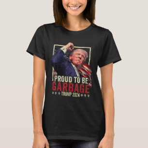 Trump 2024 Trots op vuilnisstem Trump President T-shirt