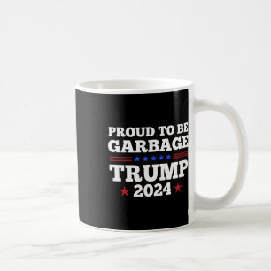 Trump 2024 trots op zijn vuilnisbelt koffiemok