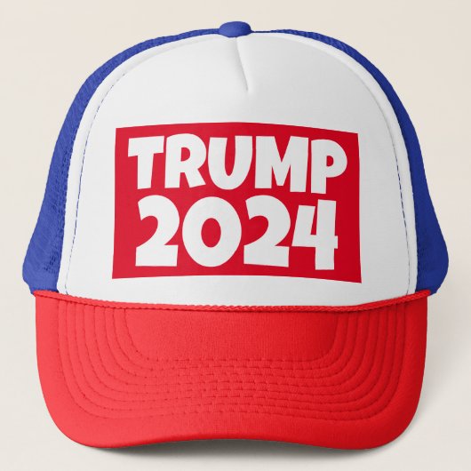 TRUMP 2024 Trucker Hat Pet (Voorkant)