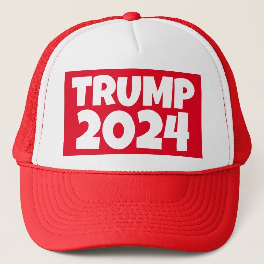 TRUMP 2024 Trucker Hat Trucker Pet (Voorkant)