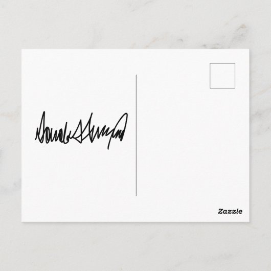 Trump 2024 Trump neemt Amerika terug Briefkaart (Achterkant)