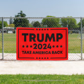Trump 2024 Trump neemt Amerika terug Spandoek (Insitu)