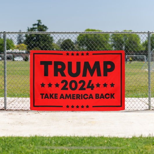 Trump 2024 Trump neemt Amerika terug Spandoek (Insitu)