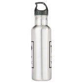 Trump 2024 Trump neemt Amerika terug Waterfles (Achterkant)