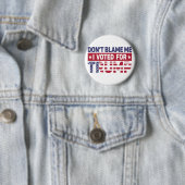 Trump 2024: Trump Ronde Button 5,7 Cm (In situ)
