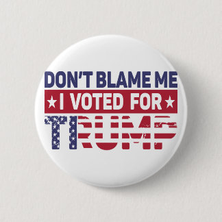 Trump 2024: Trump Ronde Button 5,7 Cm