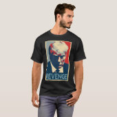 Trump 2024 Ultieme Mugshot stijl WRAAK Shirt (Voorkant volledig)