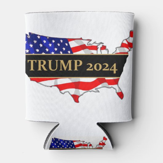 Trump 2024 USA Blikjeskoeler (Voorkant)