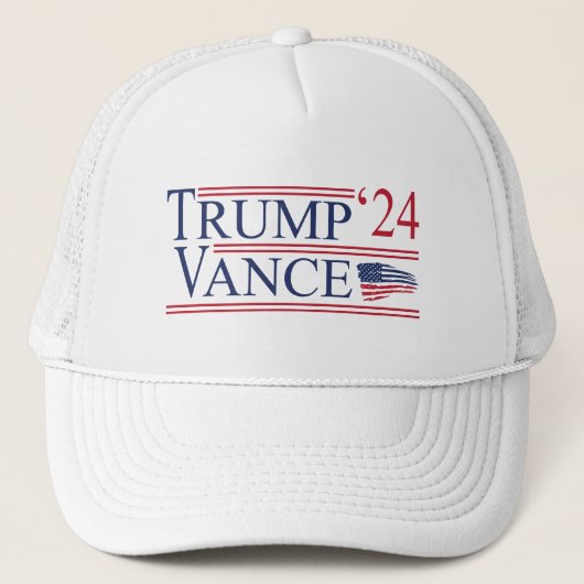 Trump 2024 Vance Trucker Pet (Voorkant)