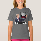 Trump 2024 vecht nog steeds presidentsverkiezingen t-shirt (Voorkant)