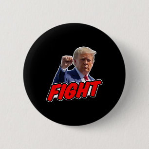 Trump 2024 Vecht voor het recht om Republikeins te Ronde Button 5,7 Cm