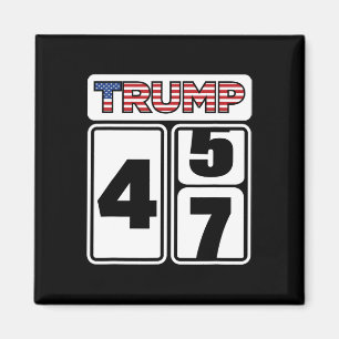 Trump 2024 Verkiezing 47 Overwinning President Ina Magneet