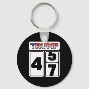 Trump 2024 Verkiezing 47 Overwinning President Ina Sleutelhanger