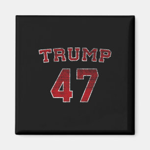 Trump 2024 Verkiezing 47 Overwinning Win President Magneet