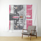 Trump 2024 Verkiezing Daddy's Home Roze Wandkleed (In Situ (horizontaal))