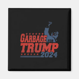 Trump 2024 Verkiezing Trots Om Een Afvalstem Op Tr Magneet