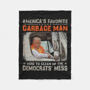Trump 2024 Verkiezing Trump Afval Man Stem Trump P Fleece Deken