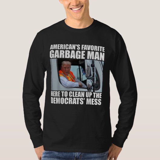 Trump 2024 Verkiezing Trump Afval Man Stem Trump T-shirt (Voorkant)