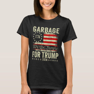 Trump 2024 Verkiezingsvuilnis Stem Voor Trump Pres T-shirt