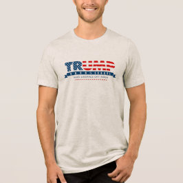 Trump 2024 vervolg op presidentiële verkiezing Tri-Blend shirt