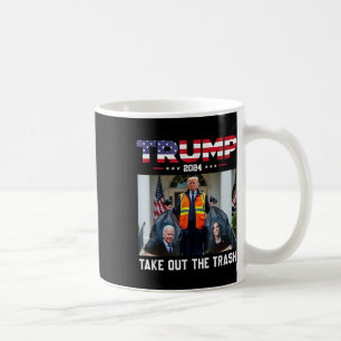 Trump 2024: verwijder het vuilnis Grappig Trump vu Koffiemok
