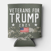 Trump 2024 Veteranen voor Trump Camo