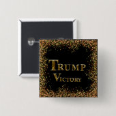 TRUMP 2024 VIERKANTE BUTTON 5,1 CM (Voorkant /achterkant)