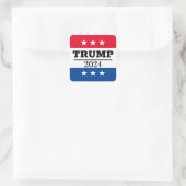 TRUMP 2024 VIERKANTE STICKER (Tas)