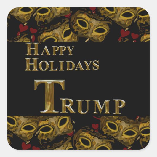 TRUMP 2024 VIERKANTE STICKER (Voorkant)