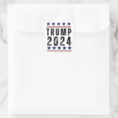 Trump 2024 vierkante sticker (Tas)
