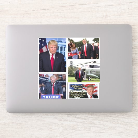 Trump 2024 Vinyl Stickers Donald Trump Foto Decal (Computer)