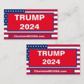 TRUMP 2024-VISITEKAARTJE VISITEKAARTJE (Voorkant / Achterkant)