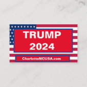 TRUMP 2024-VISITEKAARTJE VISITEKAARTJE (Voorkant)