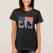 Trump 2024 Vlag 45 47 Verkiezing Save America Agai T-shirt (Voorkant)