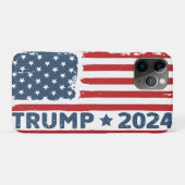 Trump 2024 Vlag Amerika Case-Mate iPhone Case (Achterkant (horizontaal))