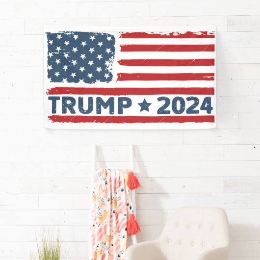 Trump 2024 Vlag Amerika Spandoek (Insitu)