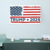 Trump 2024 Vlag Amerika Spandoek (Beurs)