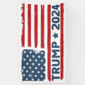 Trump 2024 Vlag Amerika Spandoek (Verticaal)