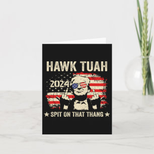 Trump 2024 Vlag Grappige Havik Achterwerk Middenvi Kaart