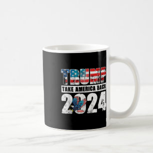 Trump 2024 vlag Neem Amerika terug 4th of July Tru Koffiemok