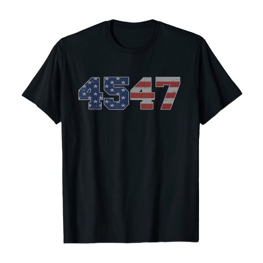 Trump 2024 vlag Neem Amerika terug Trump vlag 45 4 T-shirt